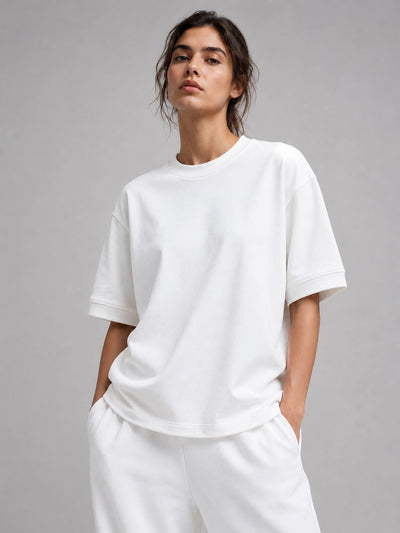 Oversized Fit Heavyweight T-Shirt – White