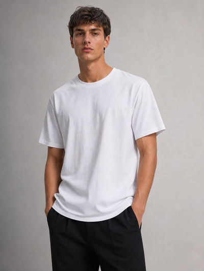 Regular Fit Heavyweight T-Shirt – White