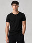 Slim Fit Cotton T-Shirt – Black
