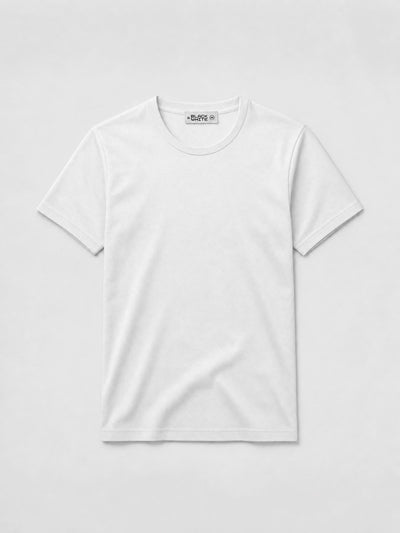 Slim Fit Cotton T-Shirt – White