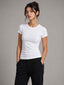 Slim Fit Cotton T-Shirt – White