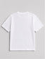 Relaxed Fit Henley T-Shirt – White