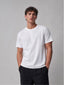 Relaxed Fit Henley T-Shirt – White