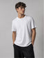 Relaxed Fit Henley T-Shirt – White