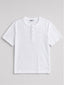 Relaxed Fit Henley T-Shirt – White