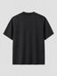 Relaxed Fit Henley T-Shirt – Black