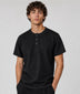 Relaxed Fit Henley T-Shirt – Black