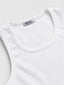 Basic Ribbed Tank Top – White