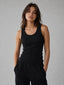 Basic Ribbed Tank Top – Black