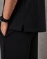 Relaxed Fit Interlock Polo Set Black
