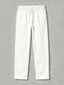 Relaxed Fit Straight Interlock Trousers White