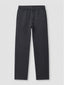 Relaxed Fit Straight Interlock Trousers Black
