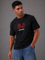No Context Regular Fit Tee – Black