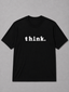 Think Oversize Tee – Black