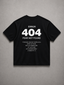 Error 404 Tee – Black
