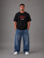 No Context Regular Fit Tee – Black