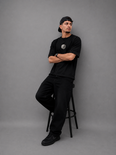 Bitcoin Oversize Tee – Black