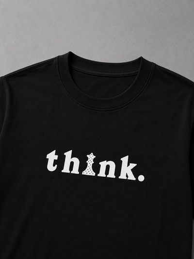 Think Oversize Tee – Black