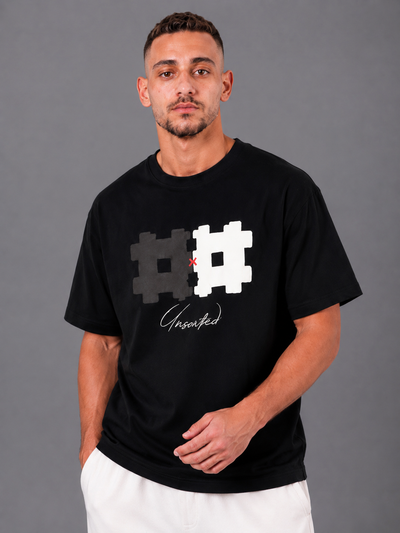 Unsorted Oversize Tee – Black