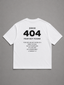 Error 404 Oversize Tee – White