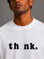 Think Oversize Tee – White