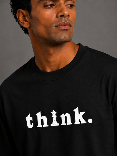 Think Oversize Tee – Black