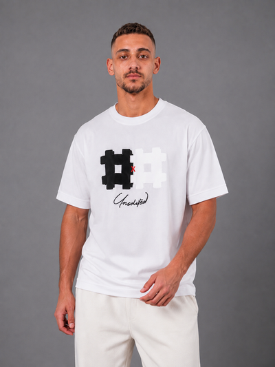Unsorted Oversize Tee – White