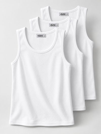 Ribbed Tank Top Bundle (3-Pack)