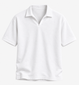 Interlock Polo Tee – White