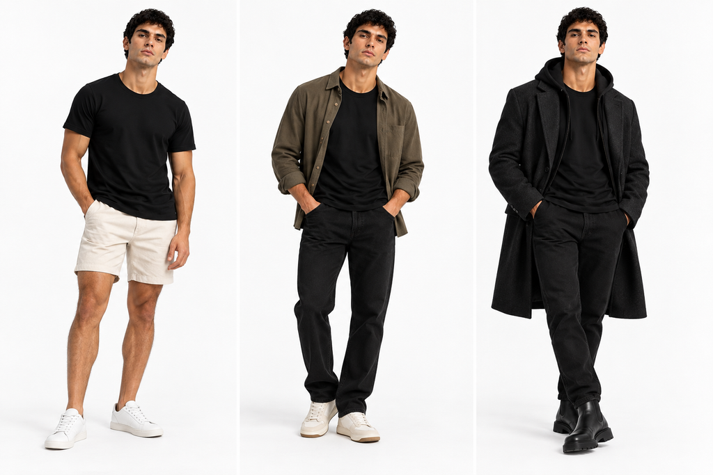 Slim Fit Tee Bundle (3-Pack)