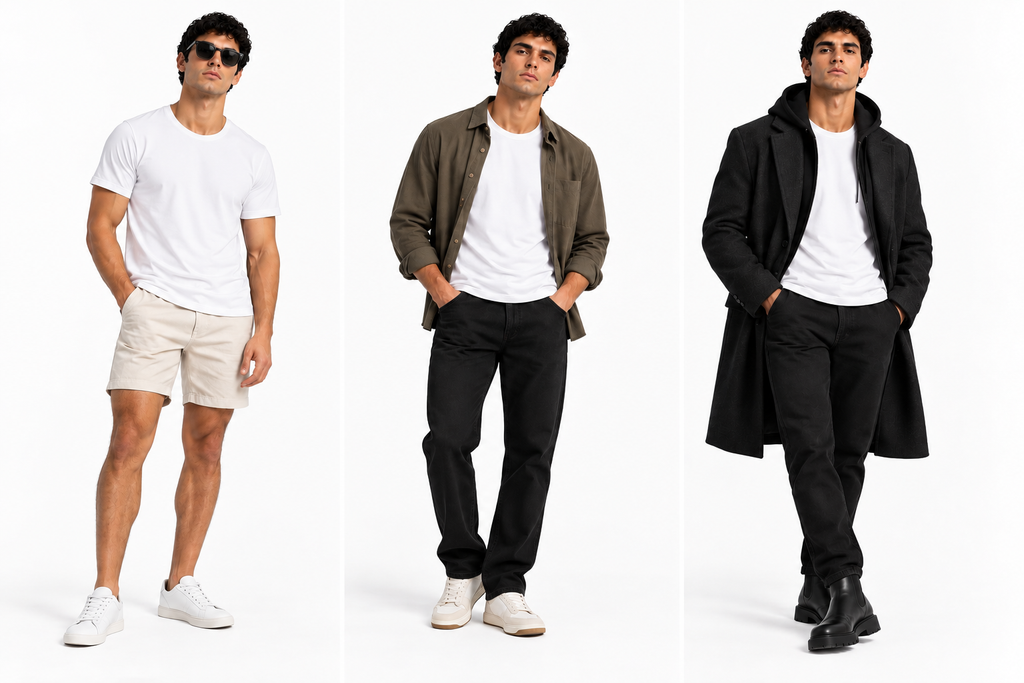Slim Fit Tee Bundle (3-Pack)