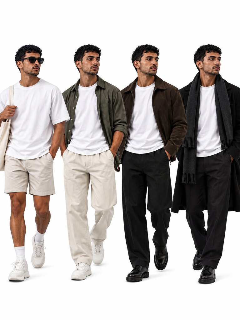 Regular Fit Tee Bundle (3-Pack) – White