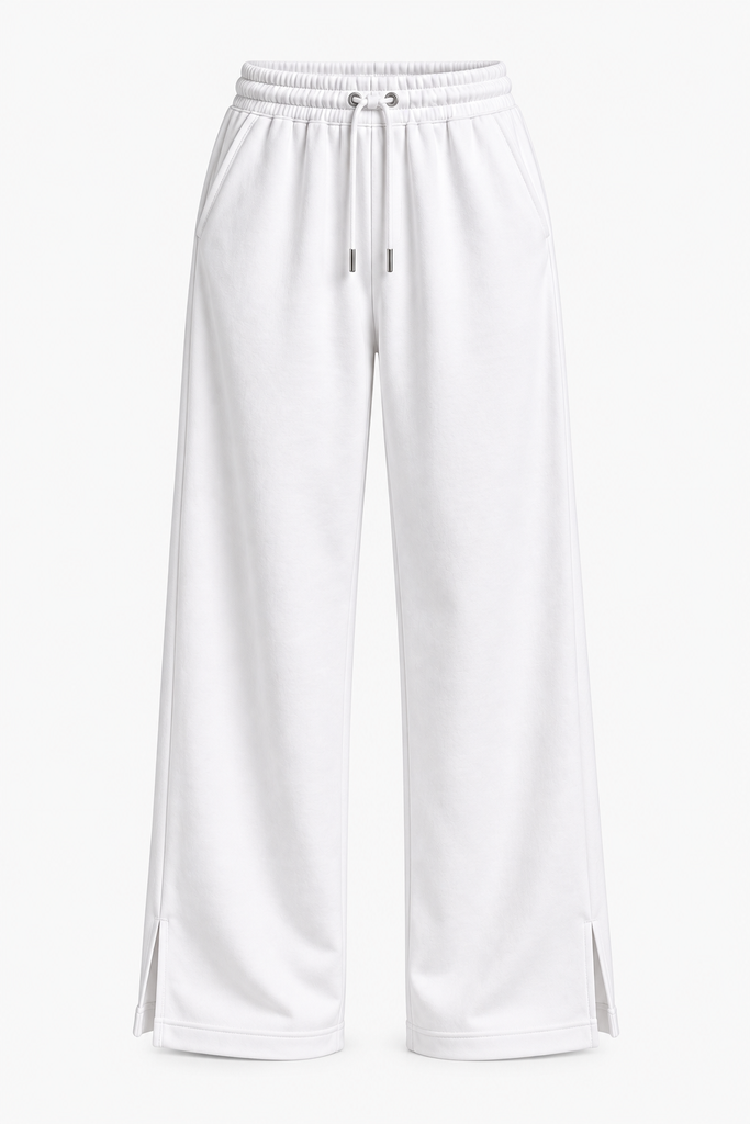 Interlock Relaxed Pant – White