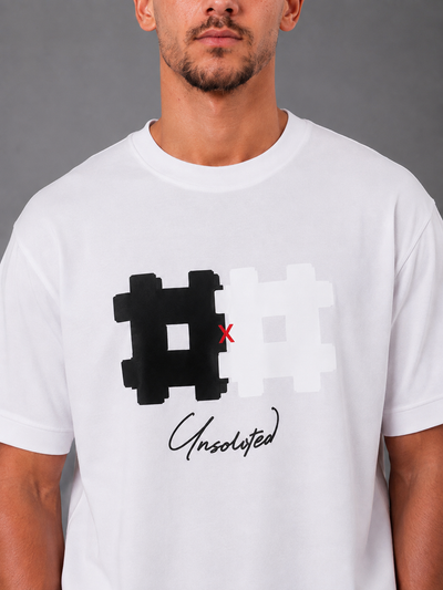 Unsorted Oversize Tee – White
