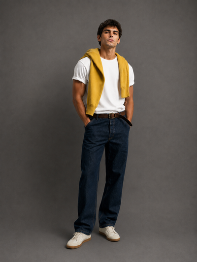 Slim Fit Cotton T-Shirt – White