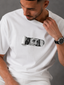 Currency Regular Fit Tee – White