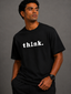 Think Oversize Tee – Black