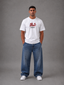 No Context Regular Fit Tee – White