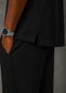 Relaxed Fit Interlock Polo Set Black