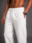 Relaxed Fit Straight Interlock Trousers White