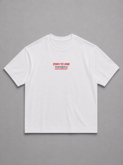 Zero to One Heavyweight Tee – White
