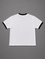 Ringer Interlock Tee Boxy Fit – White